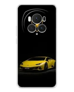 Чехол для Huawei Honor Magic 7 Pro с картинкой «Lamborghini желтый акцент»
