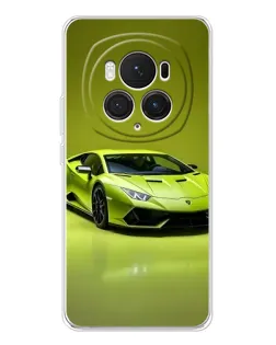Чехол для Huawei Honor Magic 7 Pro с картинкой «Салатовый Lamborghini Huracan»