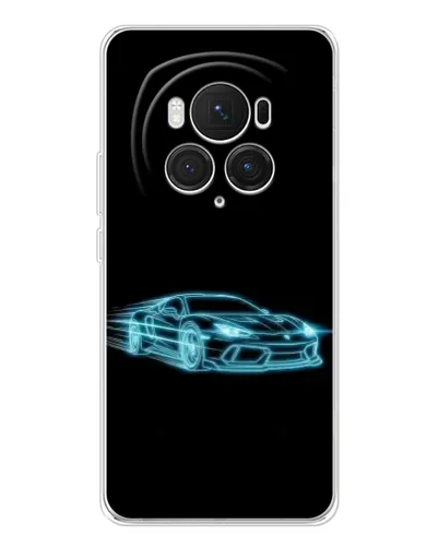 Чехол для Huawei Honor Magic 7 Pro с картинкой «Неоновый контур Lamborghini» Чехол для Huawei Honor Magic 7 Pro с картинкой «Неоновый контур Lamborghini»