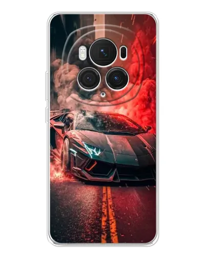 Чехол для Huawei Honor Magic 7 Pro с картинкой «Lamborghini красный дым» Чехол для Huawei Honor Magic 7 Pro с картинкой «Lamborghini красный дым»