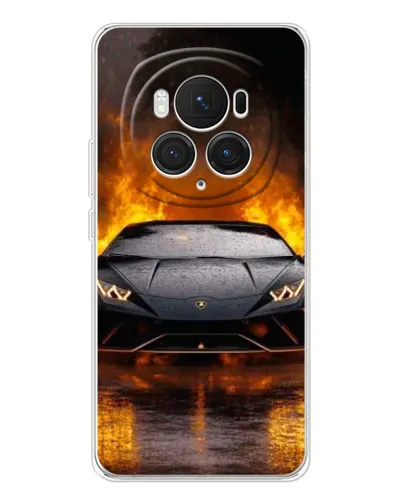 Чехол для Huawei Honor Magic 7 Pro с картинкой «Lamborghini в огне» Чехол для Huawei Honor Magic 7 Pro с картинкой «Lamborghini в огне»