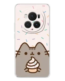Чехол для Huawei Honor Magic 7 Pro с картинкой «Пушин с кексом»