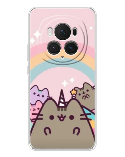Чехол для Huawei Honor Magic 7 Pro с картинкой «Единорог Pusheen»