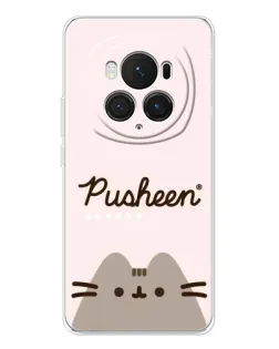 Чехол для Huawei Honor Magic 7 Pro с картинкой «Pusheen логотип» Чехол для Huawei Honor Magic 7 Pro с картинкой «Pusheen логотип»
