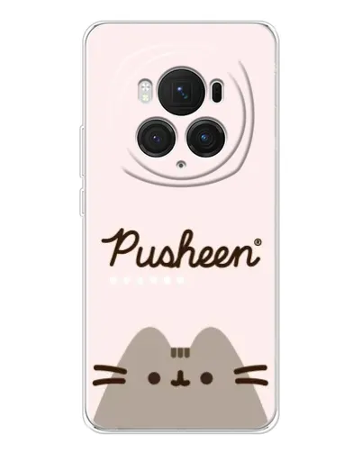 Чехол для Huawei Honor Magic 7 Pro с картинкой «Pusheen логотип»