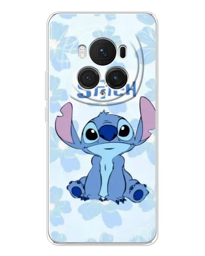 Чехол для Huawei Honor Magic 7 Pro с картинкой «Stitch среди цветов»