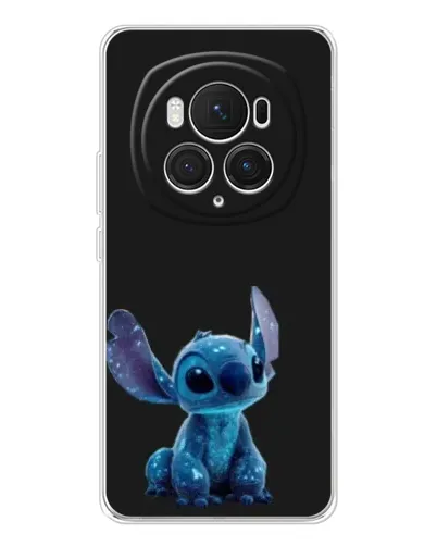 Чехол для Huawei Honor Magic 7 Pro с картинкой «Стич на черном»