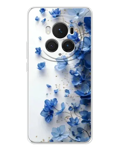 Чехол для Huawei Honor Magic 7 Pro с картинкой «Голубой цветочный каскад» Чехол для Huawei Honor Magic 7 Pro с картинкой «Голубой цветочный каскад»