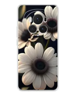 Чехол для Huawei Honor Magic 7 Pro с картинкой «Белые маргаритки макро»