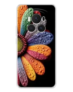 Чехол для Huawei Honor Magic 7 Pro с картинкой «Радужный цветок»