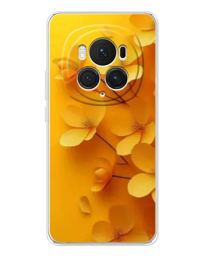 Чехол для Huawei Honor Magic 7 Pro с картинкой «Золотые лепестки» Чехол для Huawei Honor Magic 7 Pro с картинкой «Золотые лепестки»