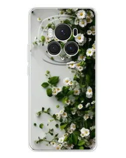 Чехол для Huawei Honor Magic 7 Pro с картинкой «Ветка мелких белых цветов»