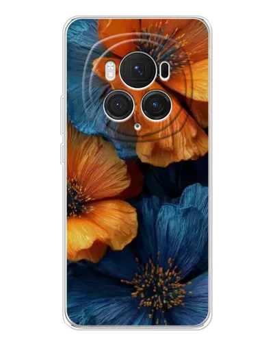 Чехол для Huawei Honor Magic 7 Pro с картинкой «Яркая сине-оранжевая флора» Чехол для Huawei Honor Magic 7 Pro с картинкой «Яркая сине-оранжевая флора»