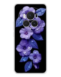 Чехол для Huawei Honor Magic 7 Pro с картинкой «Фиолетовые цветы с росою» Чехол для Huawei Honor Magic 7 Pro с картинкой «Фиолетовые цветы с росою»