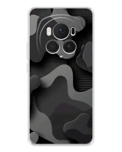 Чехол для Huawei Honor Magic 7 Pro с картинкой «Темный абстрактный камуфляж»