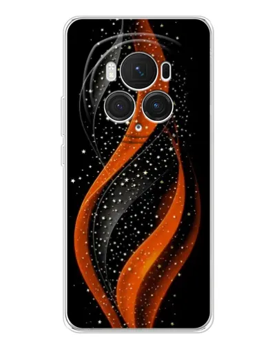 Чехол для Huawei Honor Magic 7 Pro с картинкой «Огненная звездная волна»