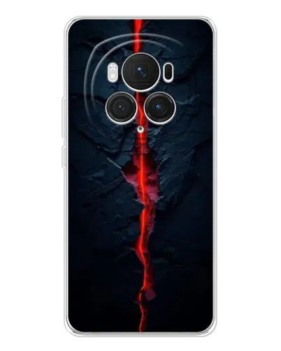 Чехол для Huawei Honor Magic 7 Pro с картинкой «Kрасная лавовая трещина»
