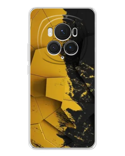 Чехол для Huawei Honor Magic 7 Pro с картинкой «Золотые осколки геометрии»