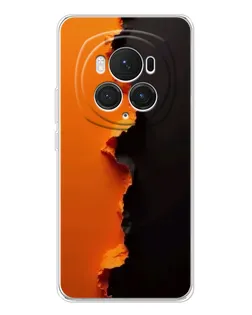 Чехол для Huawei Honor Magic 7 Pro с картинкой «Оранжевый разлом»