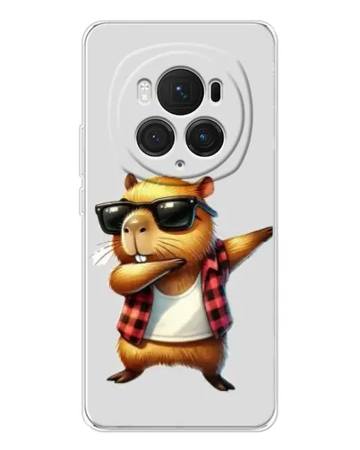 Чехол для Huawei Honor Magic 7 Pro с картинкой «Капибара рэпер даб»