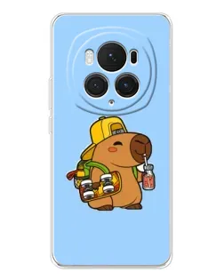 Чехол для Huawei Honor Magic 7 Pro с картинкой «Капибара на скейте»