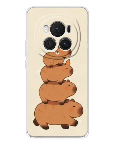 Чехол для Huawei Honor Magic 7 Pro с картинкой «Башня из капибар»