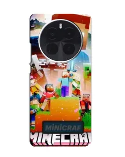 Чохол для Huawei Honor Magic8 Lite з картинкою «Minecraft герої гри»