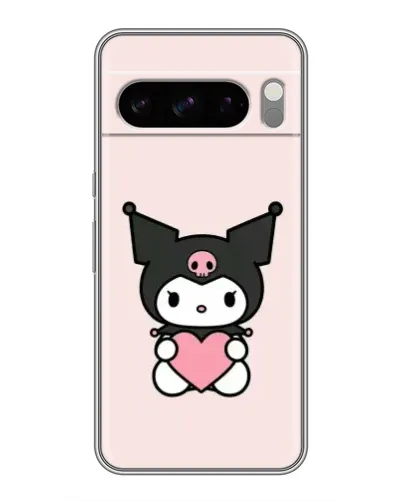 Чехол для Huawei Honor Magic8 Pro Air с картинкой «Kuromi и сердце»