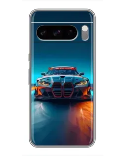 Чехол для Huawei Honor Magic8 Pro Air с картинкой «BMW — огни неона» Чехол для Huawei Honor Magic8 Pro Air с картинкой «BMW — огни неона»