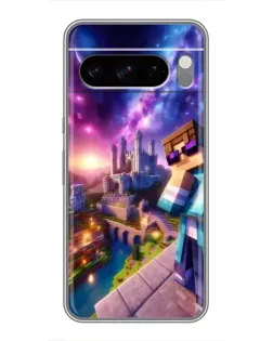 Чехол для Huawei Honor Magic8 Pro Air с картинкой «Стив и космос» Чехол для Huawei Honor Magic8 Pro Air с картинкой «Стив и космос»