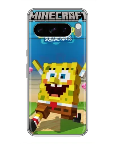 Чехол для Huawei Honor Magic8 Pro Air с картинкой «Губка Боб Minecraft» Чехол для Huawei Honor Magic8 Pro Air с картинкой «Губка Боб Minecraft»