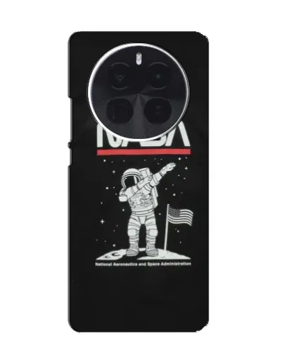 Чехол для Huawei Honor Magic8 Pro с картинкой «NASA — шагаем по Луне»