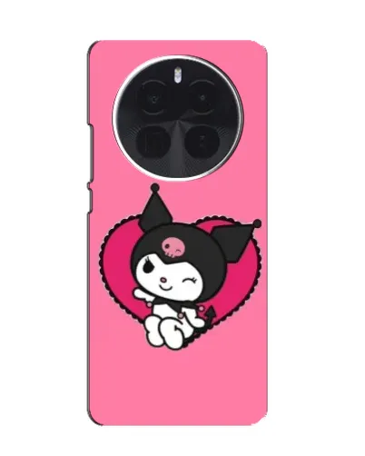 Чехол для Huawei Honor Magic8 с картинкой «Kuromi — любовь в сердце»