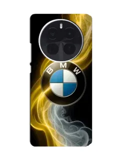 Чехол для Huawei Honor Magic8 с картинкой «Золотистый дым BMW»
