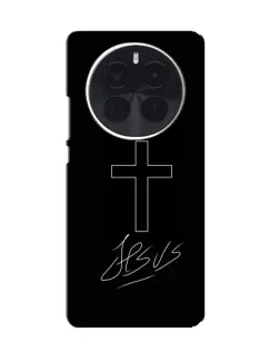 Чехол для Huawei Honor Magic8 с картинкой «Графический крест Jesus» Чехол для Huawei Honor Magic8 с картинкой «Графический крест Jesus»