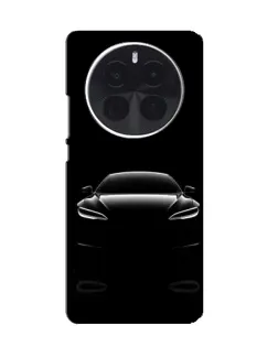 Чехол для Huawei Honor Magic8 с картинкой «Силуэт Tesla Night»