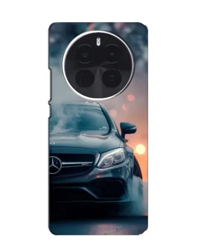 Чехол для Huawei Honor Magic8 с картинкой «Mercedes — ночной город»