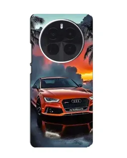 Чехол для Huawei Honor Magic8 с картинкой «Audi — закат»