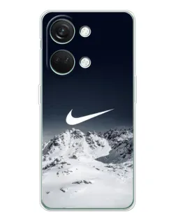 Чехол для Huawei Honor Play 10C с картинкой «Nike — зимние горы»