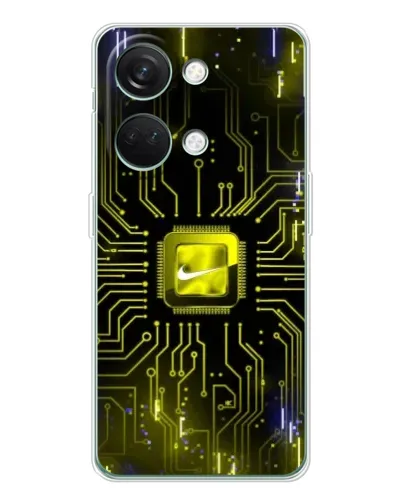 Чехол для Huawei Honor Play 10C с картинкой «Nike — золотая искра» Чехол для Huawei Honor Play 10C с картинкой «Nike — золотая искра»