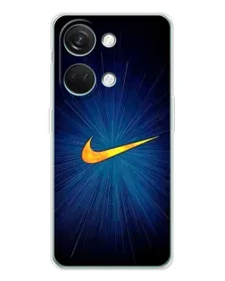 Чехол для Huawei Honor Play 10C с картинкой «Синий пульс Nike»