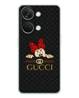 Чехол для Huawei Honor Play 10C с картинкой «Минни Маус Gucci — черный»