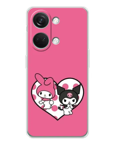 Чехол для Huawei Honor Play 10C с картинкой «Kuromi и My Melody»