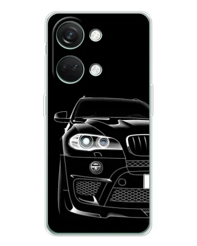 Чехол для Huawei Honor Play 10C с картинкой «Темный силуэт BMW» Чехол для Huawei Honor Play 10C с картинкой «Темный силуэт BMW»