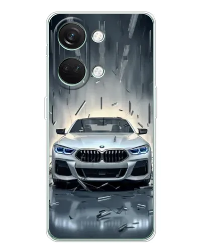 Чехол для Huawei Honor Play 10C с картинкой «BMW в свете фар» Чехол для Huawei Honor Play 10C с картинкой «BMW в свете фар»