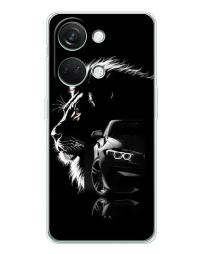 Чехол для Huawei Honor Play 10C с картинкой «BMW и лев» Чехол для Huawei Honor Play 10C с картинкой «BMW и лев»