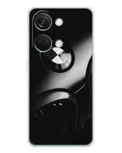 Чехол для Huawei Honor Play 10C с картинкой «Эмблема BMW — макро»
