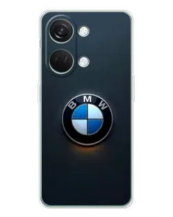 Чехол для Huawei Honor Play 10C с картинкой «Логотип BMW — минимализм»