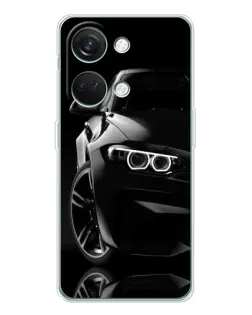 Чохол для Huawei Honor Play 10C з картинкою «Чорна BMW — профіль»