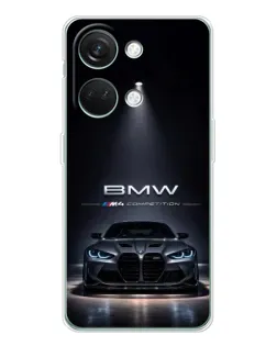 Чохол для Huawei Honor Play 10C з картинкою «BMW крізь нічне місто»
